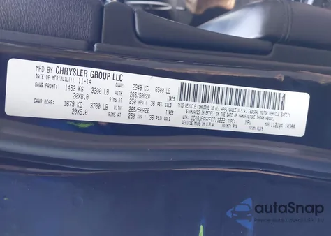 2015 Jeep Grand Cherokee Altitude from USA, damaged, VIN 1C4RJFAG7FC711222